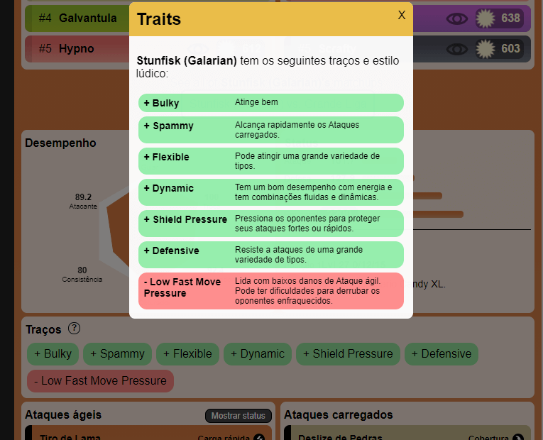 Como ler os dados do ranking, ver.1.22 características adicionais